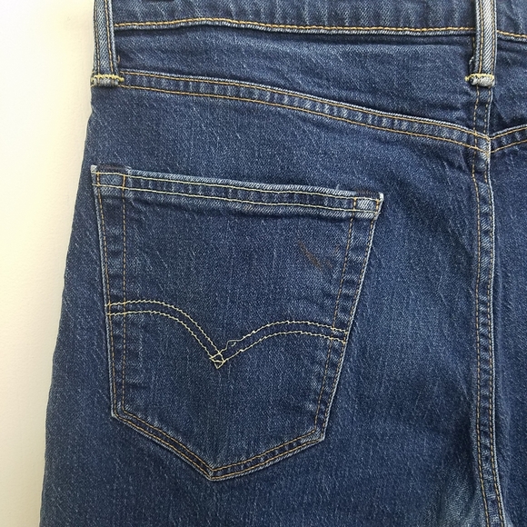 Levi's 502 Raw Hem (No From Manufacturer) Distressed  Regular Taper Jeans - Picture 13 of 15